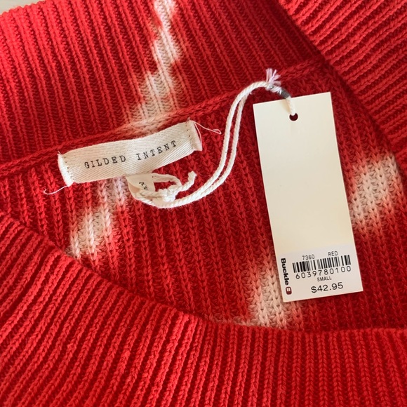 Women’s NWT Gilded Intent Off-the-Shoulder Sweater - Picture 7 of 7
